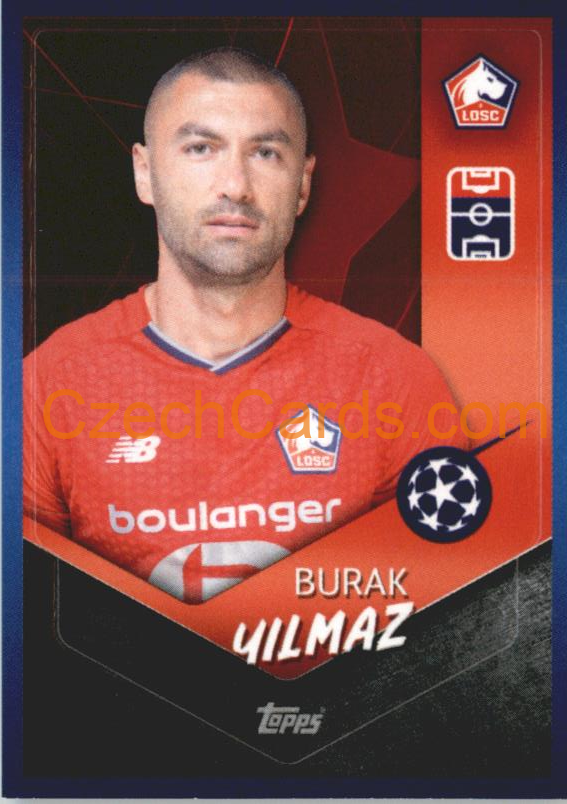 Burak Yilmaz 2021/22 Topps UCL Sticker #516