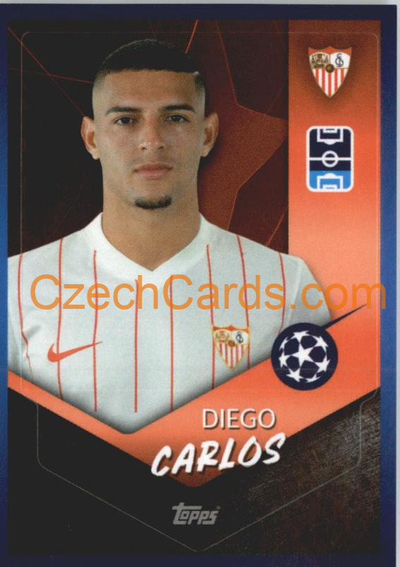 Diego Carlos 2021/22 Topps UCL Sticker #522
