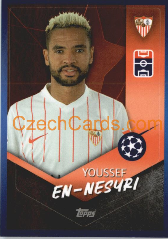 Youssef En-Nesyri 2021/22 Topps UCL Sticker #533