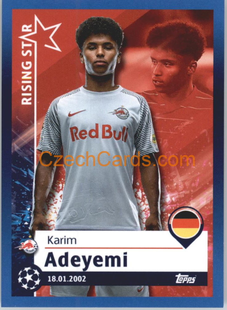 Karim Adeyemi – Rising Star 2021/22 Topps UCL Sticker big #541