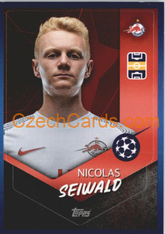 Nicolas Seiwald 2021/22 Topps UCL Sticker #545