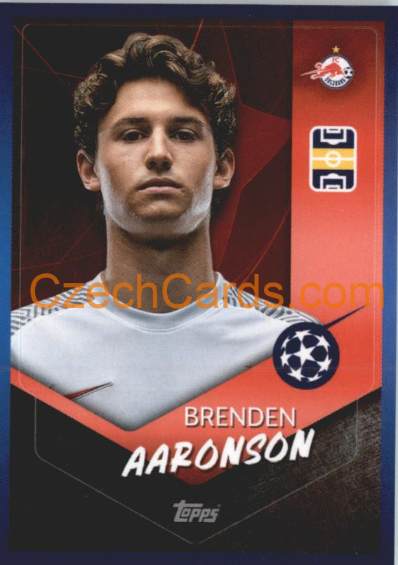 Brenden Aaronson 2021/22 Topps UCL Sticker #549