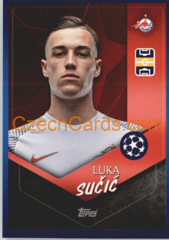Luka Sučić RC 2021/22 Topps UCL Sticker #550