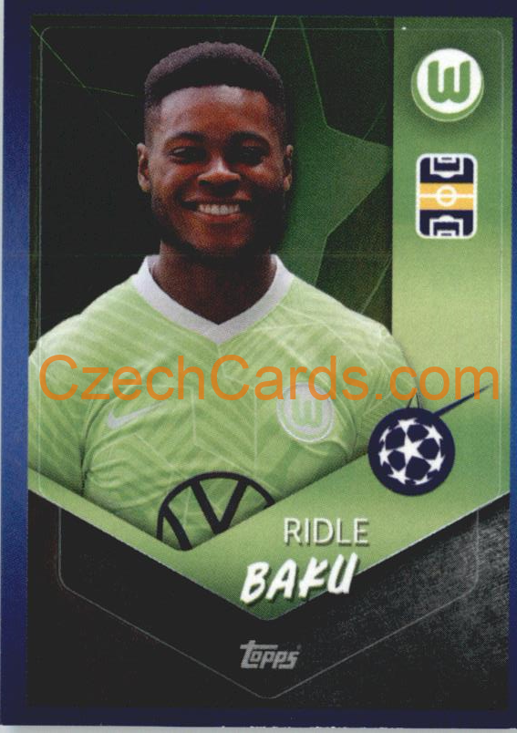 Ridle Baku 2021/22 Topps UCL Sticker #563