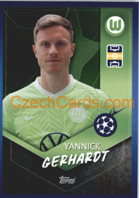 Yannick Gerhardt 2021/22 Topps UCL Sticker #564