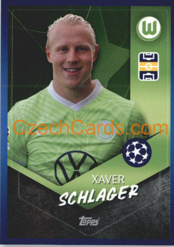 Xaver Schlager 2021/22 Topps UCL Sticker #565