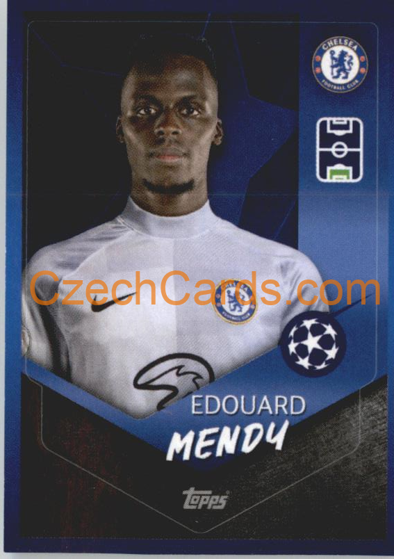 Edouard Mendy 2021/22 Topps UCL Sticker #574