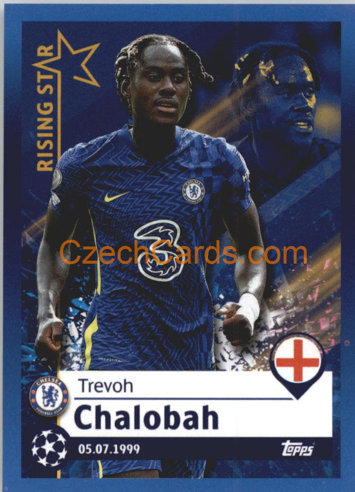 Trevoh Chalobah – Rising Star 2021/22 Topps UCL Sticker big #578