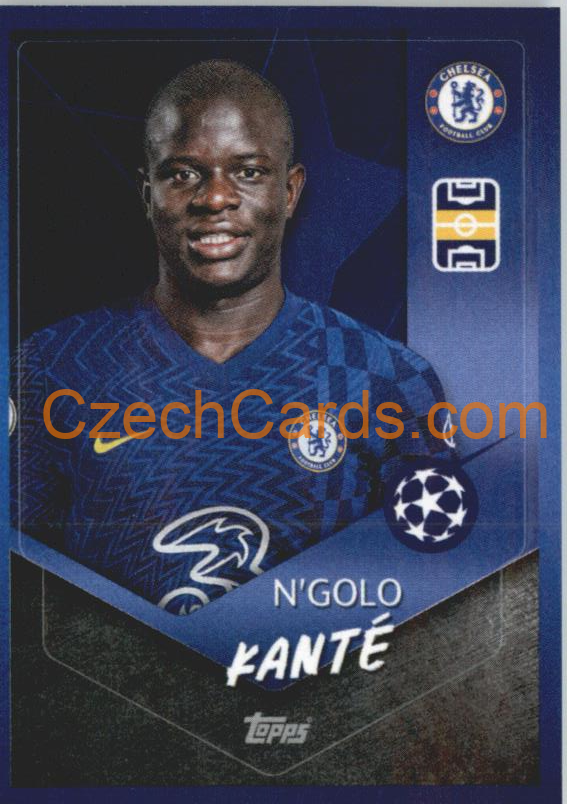 N’Golo Kanté 2021/22 Topps UCL Sticker #580