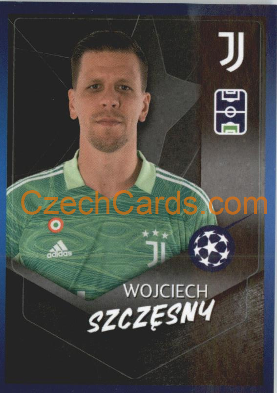 Wojciech Szczęsny 2021/22 Topps UCL Sticker #592