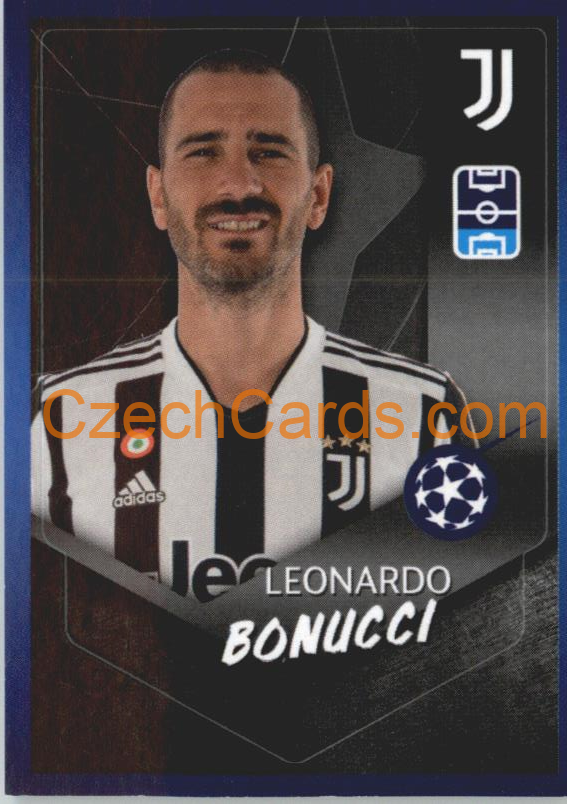Leonardo Bonucci 2021/22 Topps UCL Sticker #593