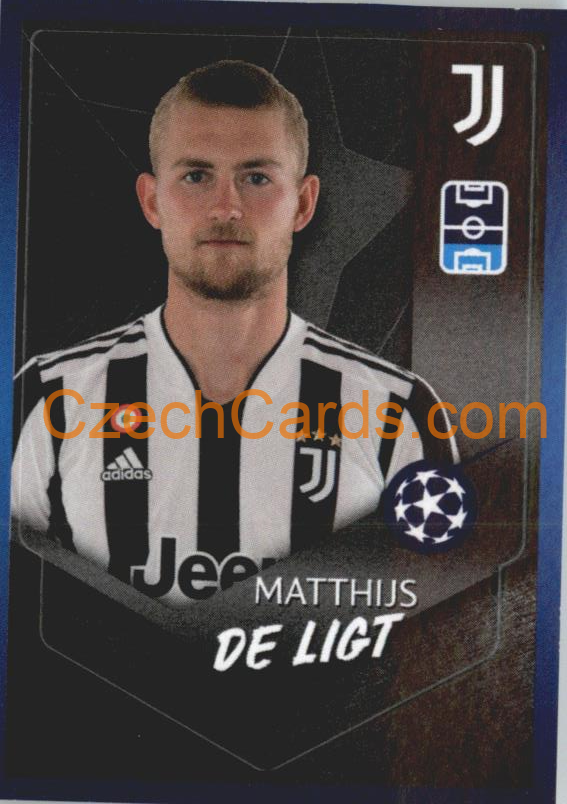 Matthijs de Ligt 2021/22 Topps UCL Sticker #594