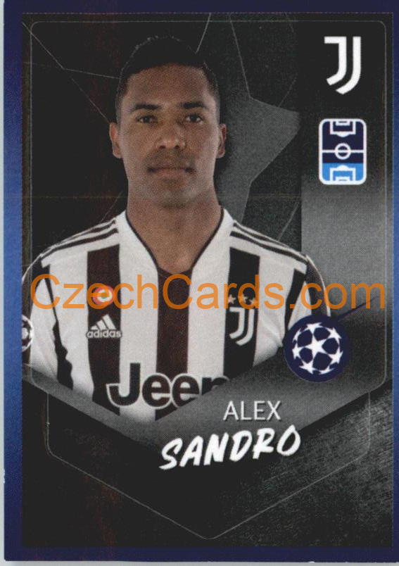 Alex Sandro 2021/22 Topps UCL Sticker #598
