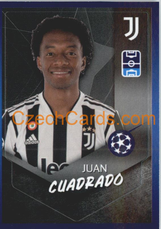 Juan Cuadrado 2021/22 Topps UCL Sticker #599