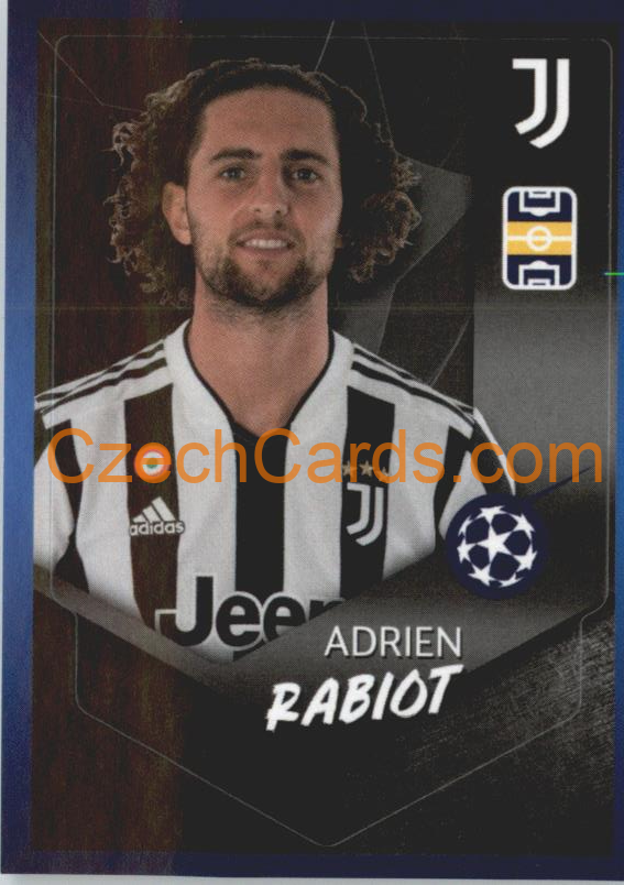Adrien Rabiot 2021/22 Topps UCL Sticker #600