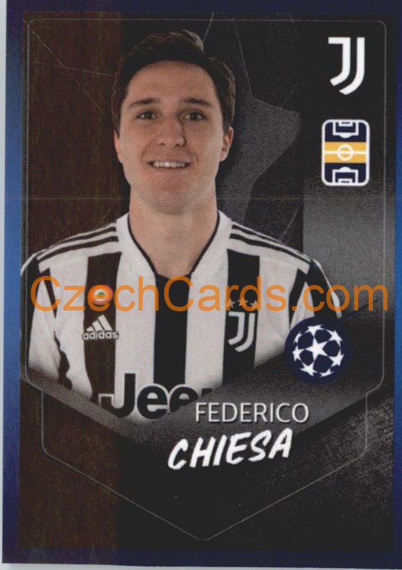 Federico Chiesa 2021/22 Topps UCL Sticker #603