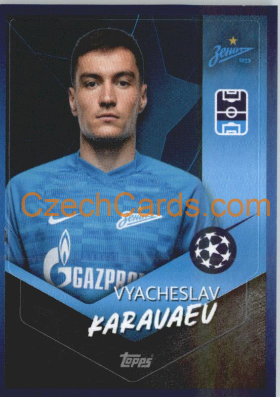 Vyacheslav Karavaev 2021/22 Topps UCL Sticker #611