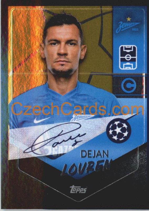 Dejan Lovren – Captain 2021/22 Topps UCL Sticker gold shiny #612