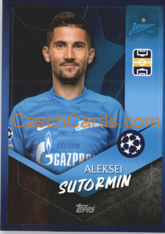 Aleksei Sutormin 2021/22 Topps UCL Sticker #619