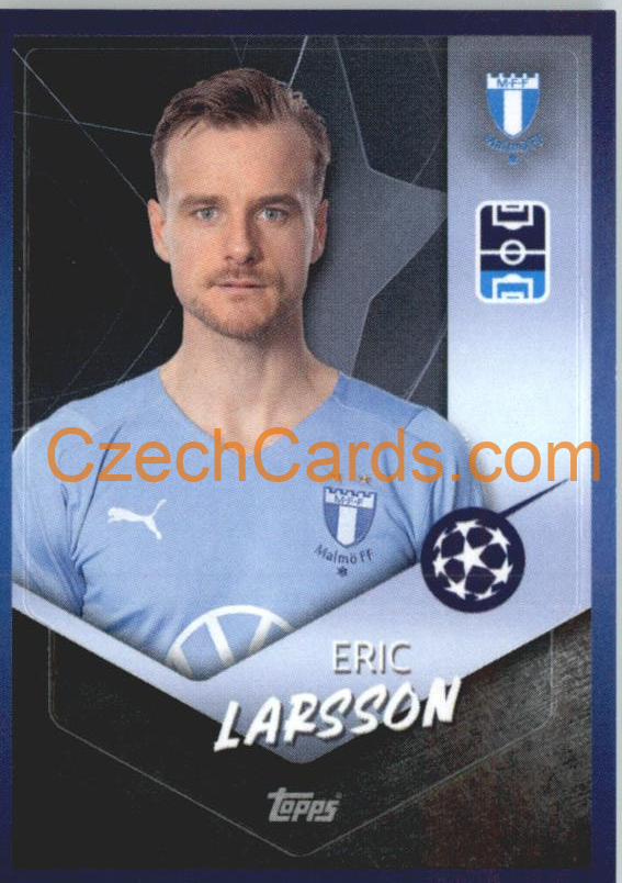 Eric Larsson 2021/22 Topps UCL Sticker #629
