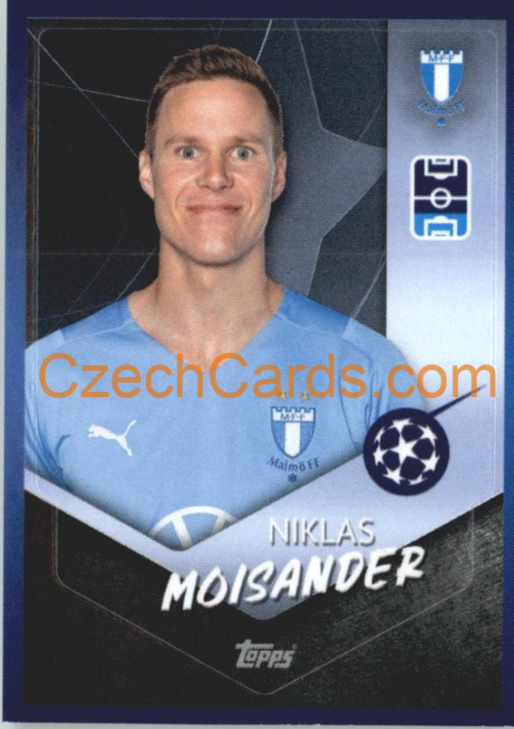 Niklas Moisander 2021/22 Topps UCL Sticker #630