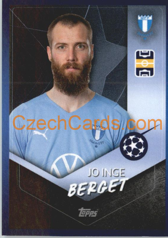 Jo Inge Berget 2021/22 Topps UCL Sticker #638