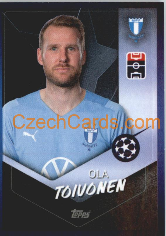 Ola Toivonen 2021/22 Topps UCL Sticker #641