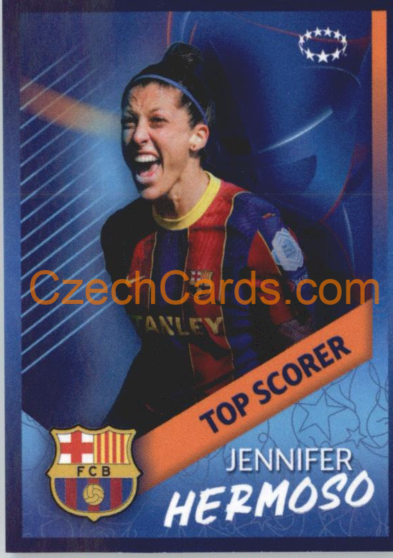 Jennifer Hermoso (FC Barcelona) – Top Scorer 2021/22 Topps UCL Sticker #643