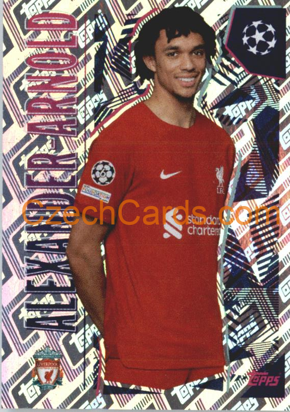 Trent Alexander-Arnold 2022/23 Topps UCL Sticker shiny #5