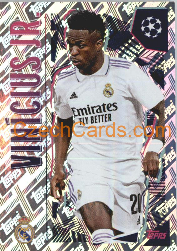Vinícius Jr. 2022/23 Topps UCL Sticker shiny #14