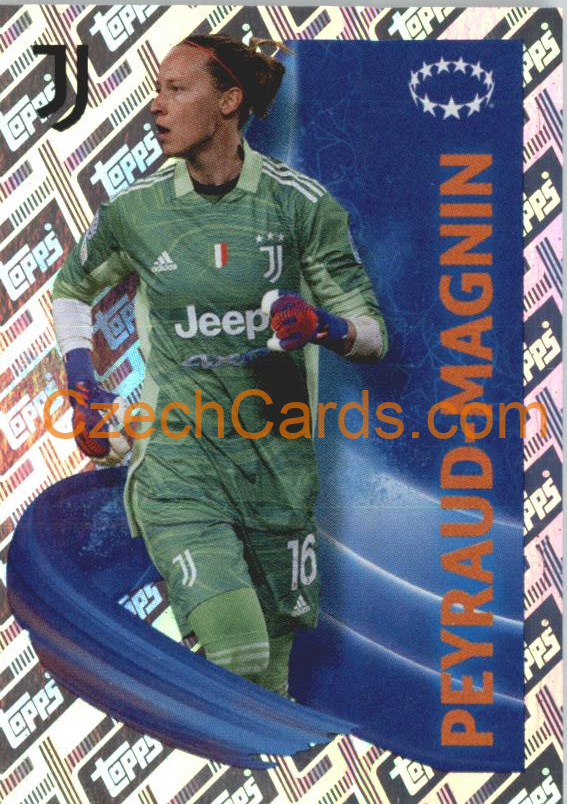 Pauline Peyraud-Magnin 2022/23 Topps UCL Sticker shiny #16