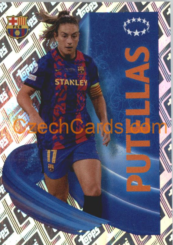 Alexia Putellas 2022/23 Topps UCL Sticker shiny #24