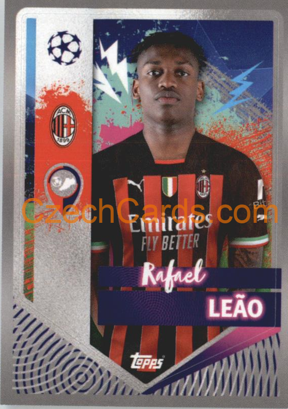 Rafael Leão 2022/23 Topps UCL Sticker #39