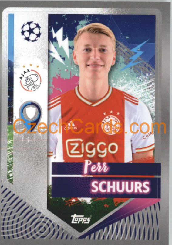 Perr Schuurs 2022/23 Topps UCL Sticker #50