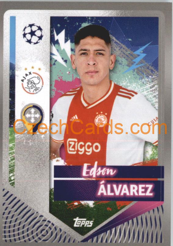 Edson Álvarez 2022/23 Topps UCL Sticker #51