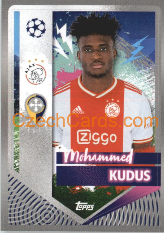 Mohammed Kudus 2022/23 Topps UCL Sticker #54