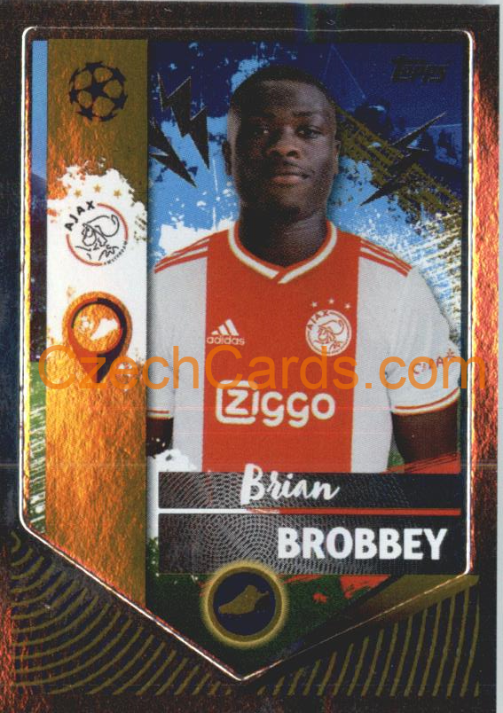 Brian Brobbey 2022/23 Topps UCL Sticker foil #56