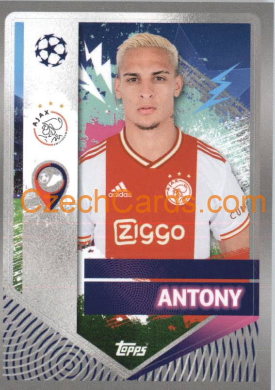 Antony 2022/23 Topps UCL Sticker #58