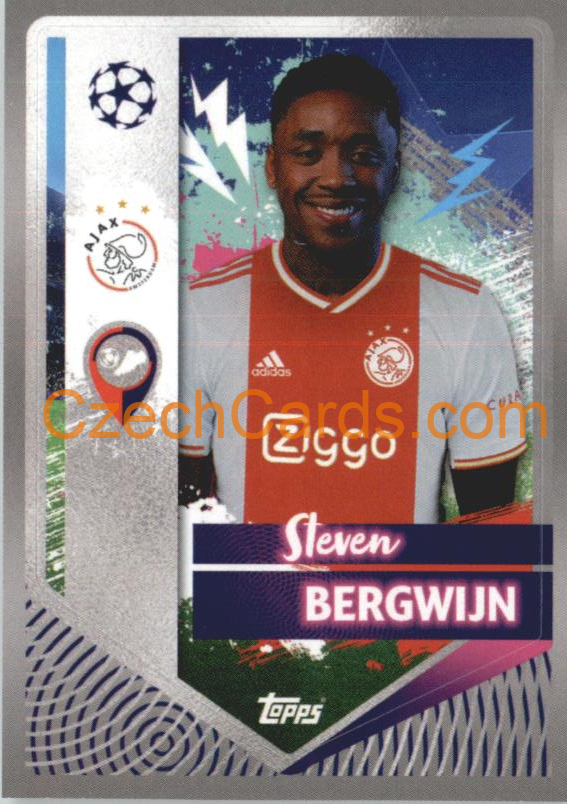 Steven Bergwijn 2022/23 Topps UCL Sticker  #59