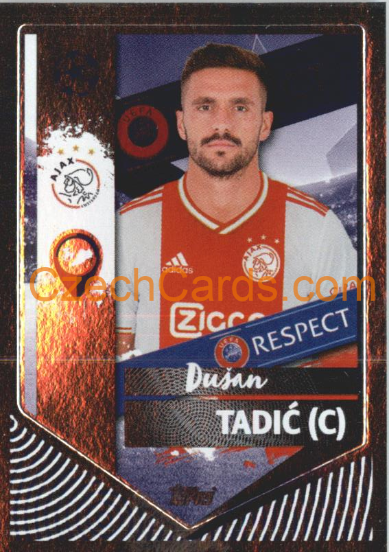 Dušan Tadić (Captain) 2022/23 Topps UCL Sticker foil #60