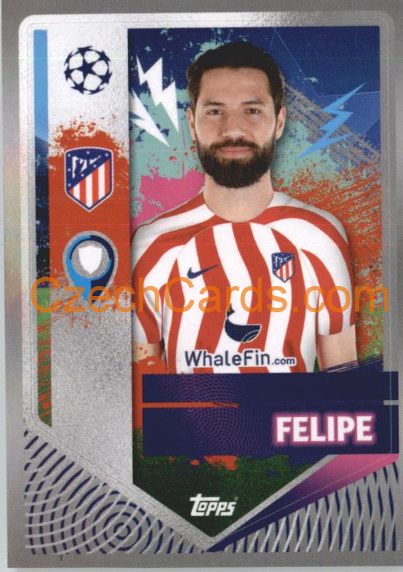 Felipe 2022/23 Topps UCL Sticker #66