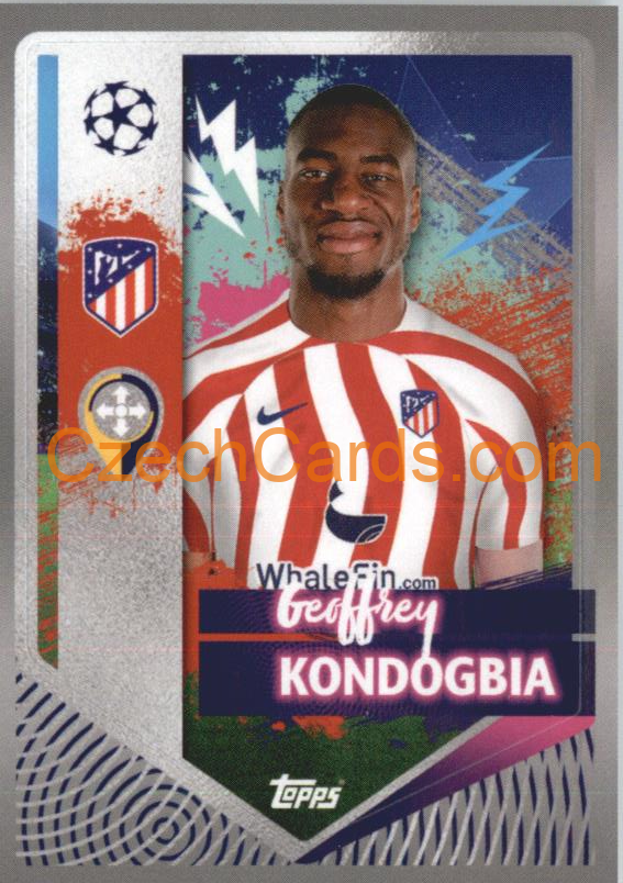 Geoffrey Kondogbia 2022/23 Topps UCL Sticker #70