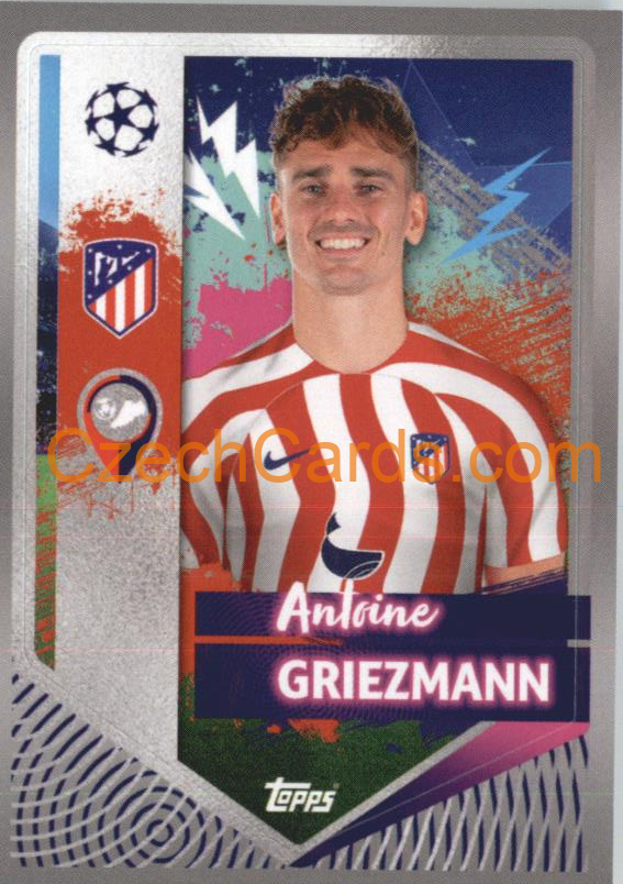 Antoine Griezmann 2022/23 Topps UCL Sticker  #75