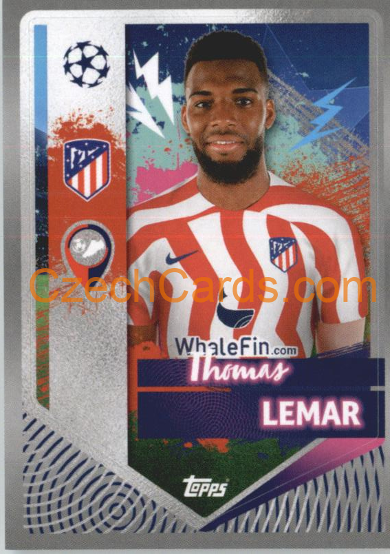 Thomas Lemar 2022/23 Topps UCL Sticker  #77