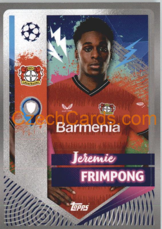 Jeremie Frimpong 2022/23 Topps UCL Sticker #86