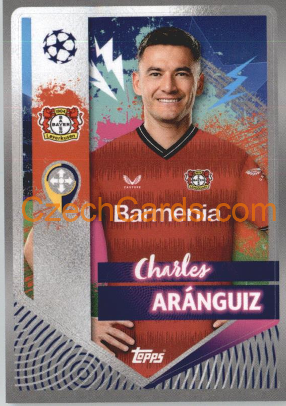 Charles Aránguiz 2022/23 Topps UCL Sticker #89