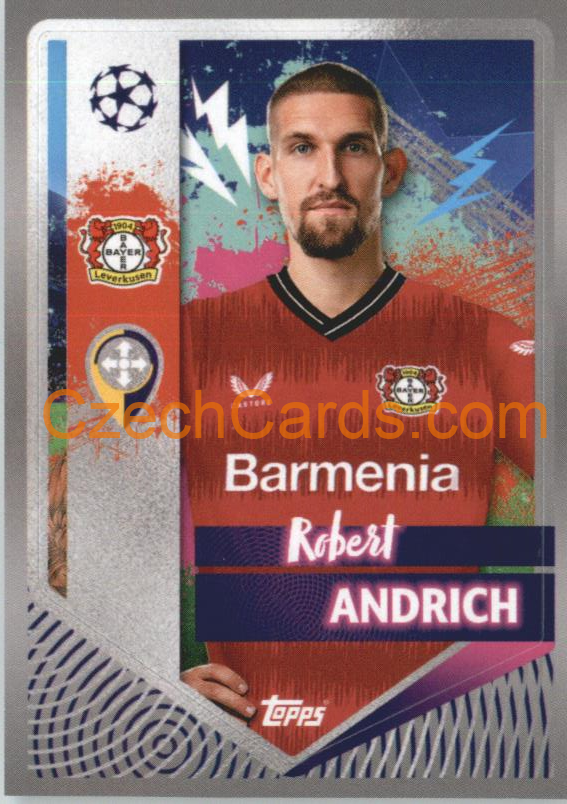 Robert Andrich 2022/23 Topps UCL Sticker #91