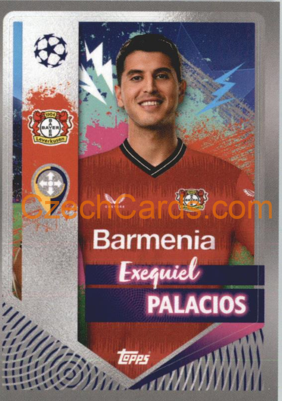 Exequiel Palacios 2022/23 Topps UCL Sticker #92