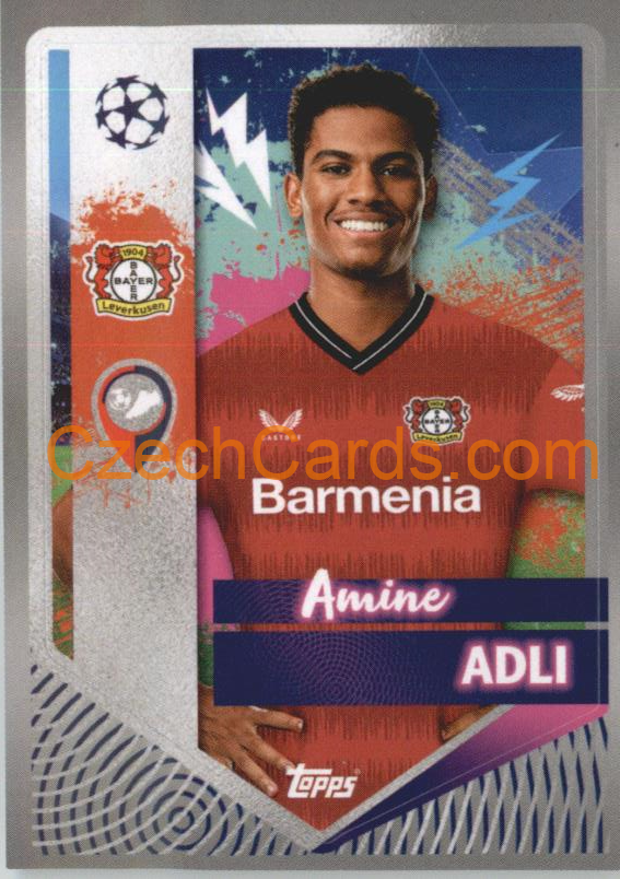 Amine Adli 2022/23 Topps UCL Sticker #94