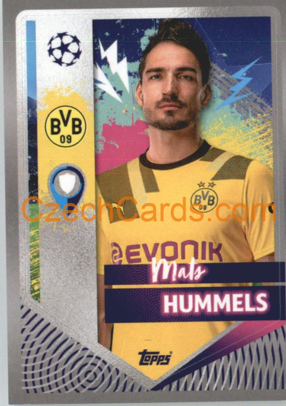Mats Hummels 2022/23 Topps UCL Sticker #100